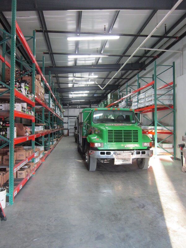 Interior image of Interstate Batteries in Baton Rouge, LA. Designed by Cockfield Jackson Architects.