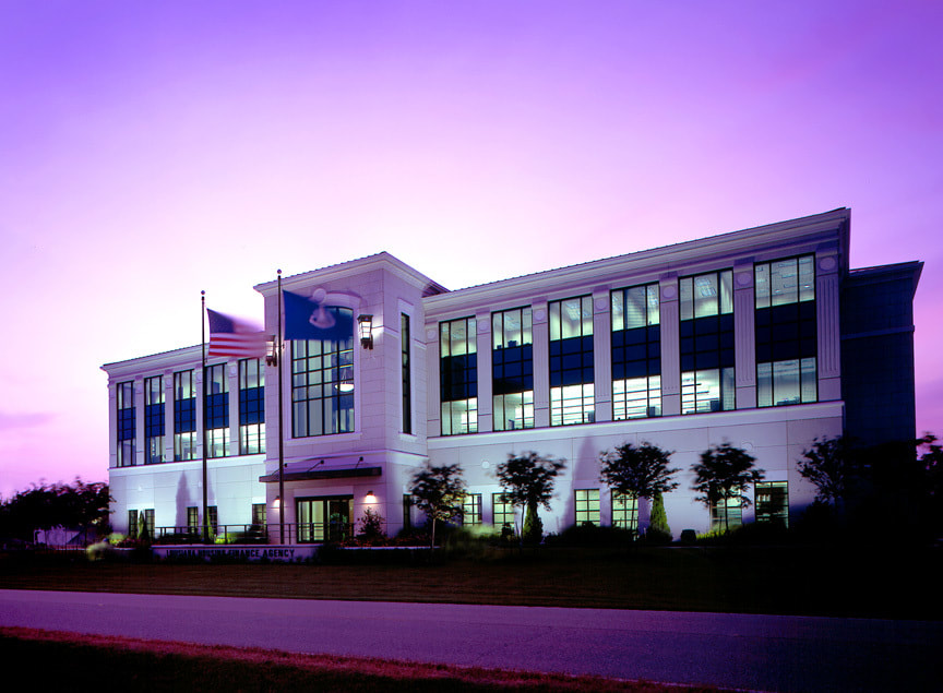 Exterior image of Louisiana Housing Corporation. Designed by Cockfield Jackson Architects.
