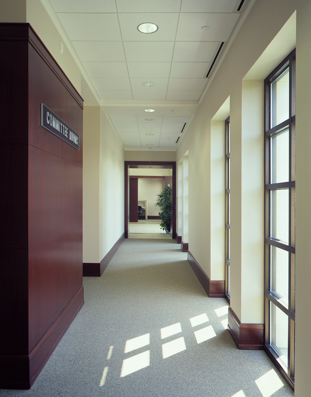 Interior image of Louisiana Housing Corporation. Designed by Cockfield Jackson Architects.