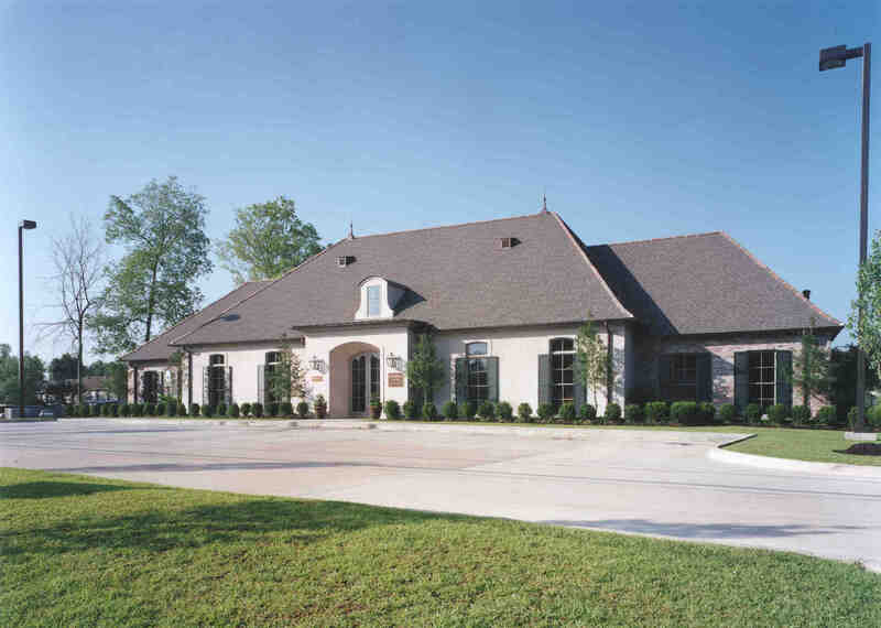 Exterior image of McKernan law offices in Baton Rouge, LA. Designed by Cockfield Jackson Architects.